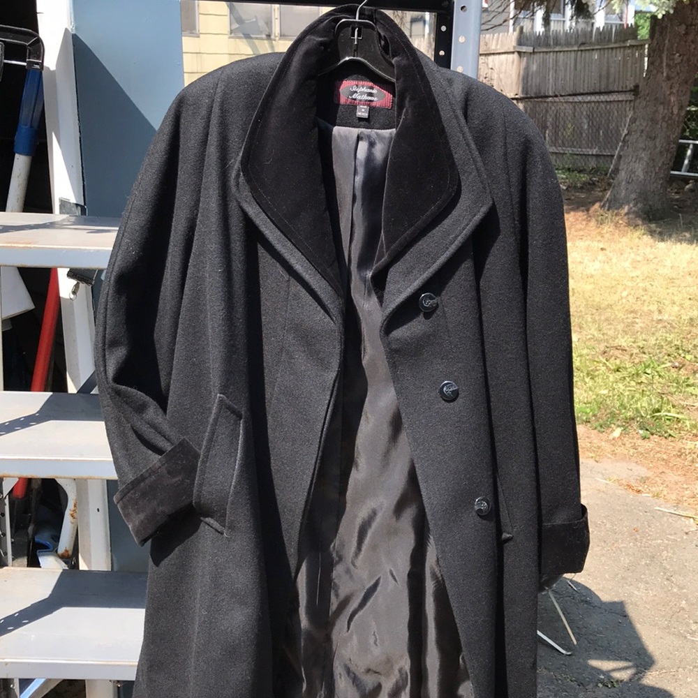 Stephanie Mathews wool long coat Sz L